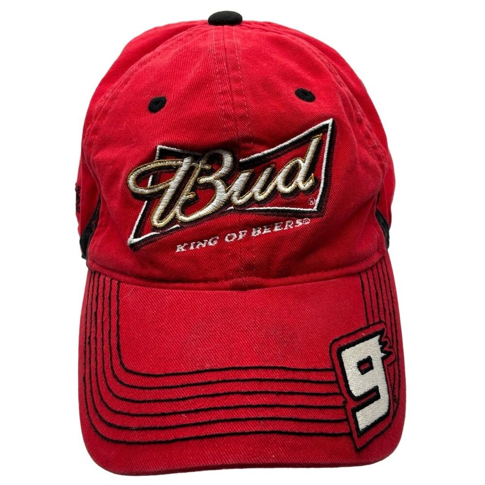 Budweiser NASCAR Chase Authentics #9 Kasey Kahne Red Adjustable Hat Cap